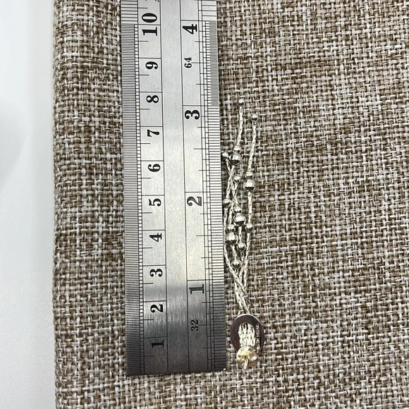 ATI Thailand Vintage 925 Sterling Silver Beaded Feather Tassel Earrings - Picture 8 of 9